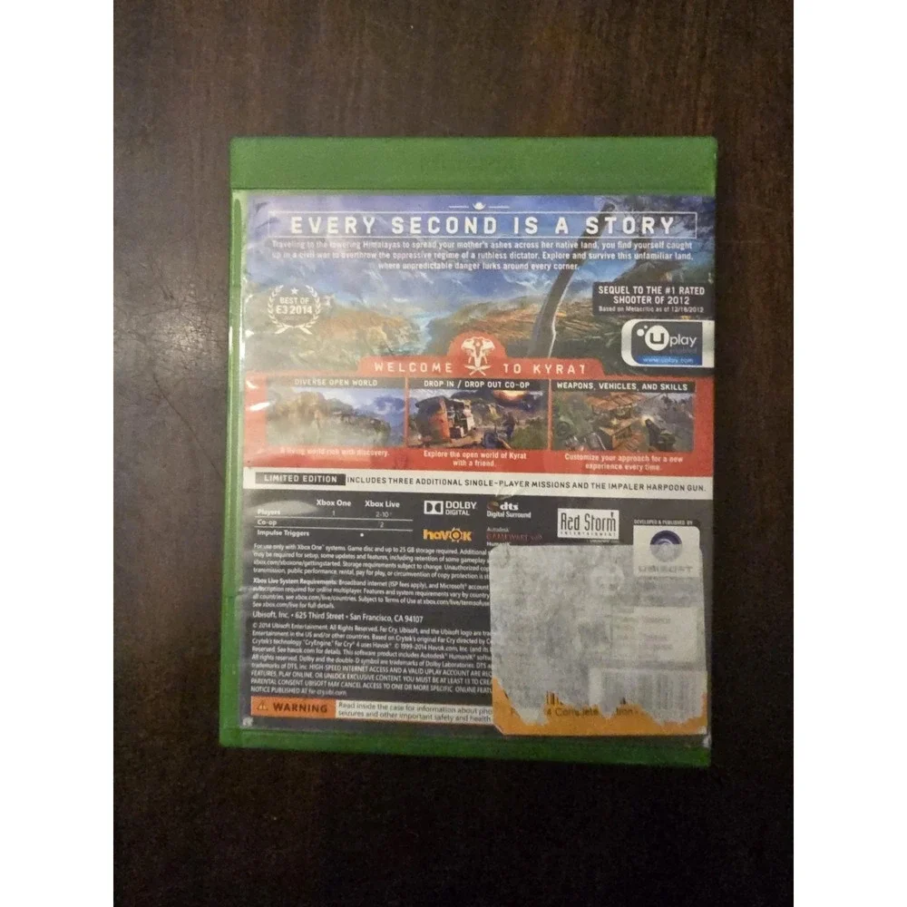 Far‎ Cry 4 - Xbox One Video Games
